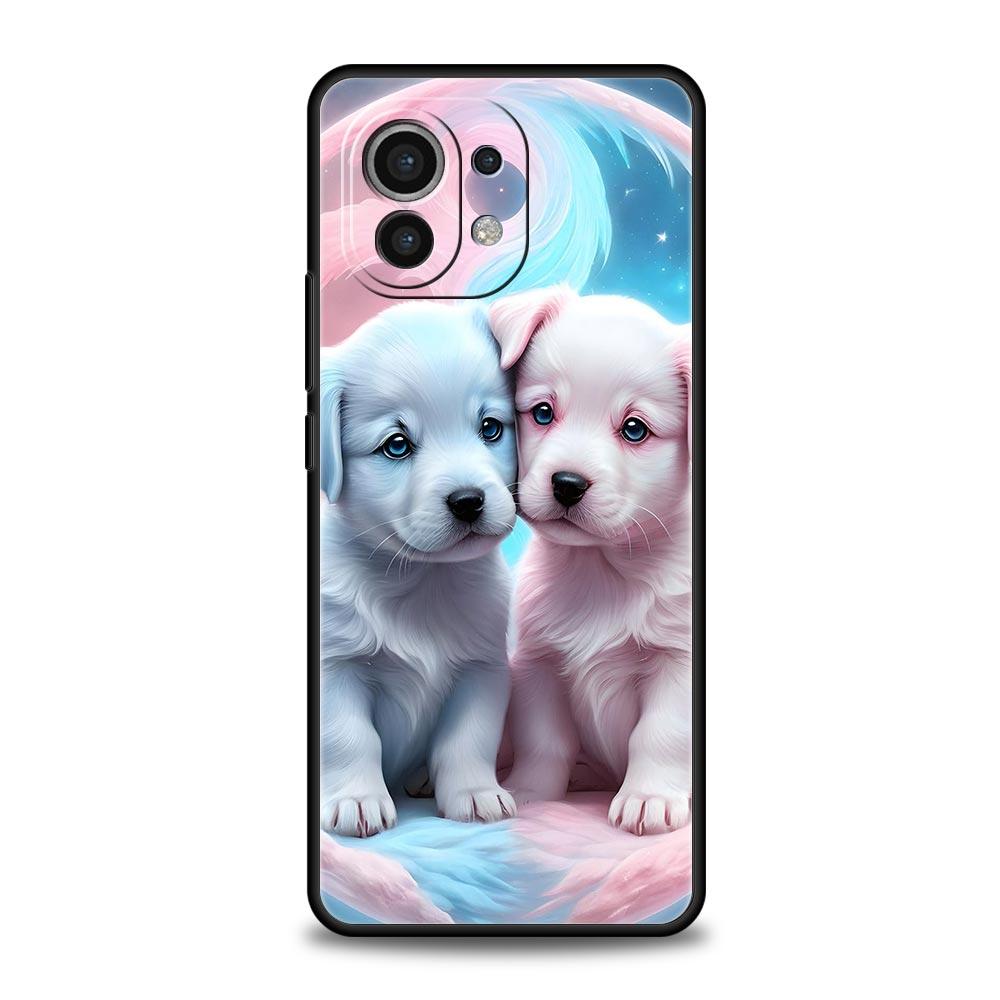 Cute Little Dog Phone Case Cover for Xiaomi Mi 17 15 14 13 12 11 Ultra 15T 14T 13T 12T 11T Pro Lite 5G Soft TPU Shell Fundas Bag