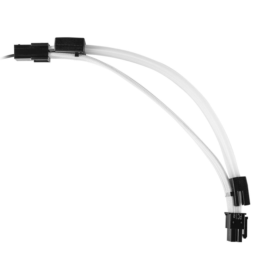 XPG PRIME ARGB EXTENSION CABLE Удлинительный кабель питания VGA с 12 адресуемыми RGB - 8-pin [Оснащен светодиодами] ARGBEXCABLE-VGA-BKCWW