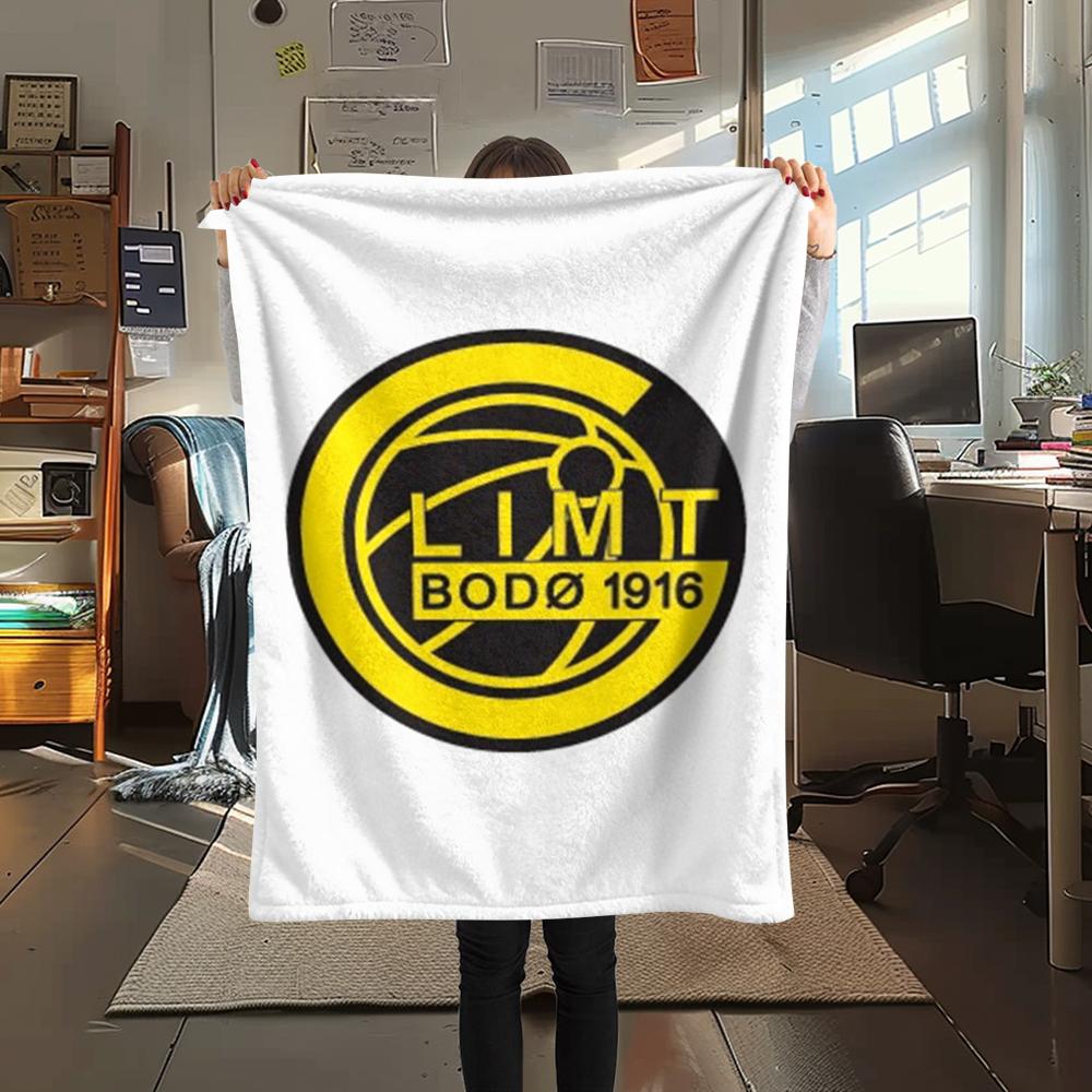 1PC FK BodøGlimt Print Flannel Blanket, High quality Comfortable for All Seasons, Home Decor, Warmth and Comfort, Perfect for Christmas Gifts