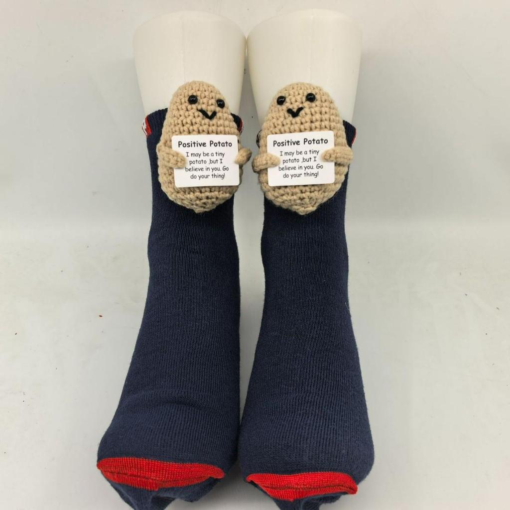 Уютные рождественские вязаные носки с животными - Теплые и милые для осени и зимы