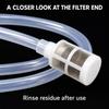 Manual Brewing Siphon Hose with Accordion Primer and Filter End