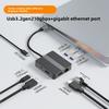 Док-станция 2HDMI 4k60Hz Разнородный Гигабитный Ethernet-порт USB3.2 Сплиттер Совместим с 3/4, USB4, Интерфейс Type-C