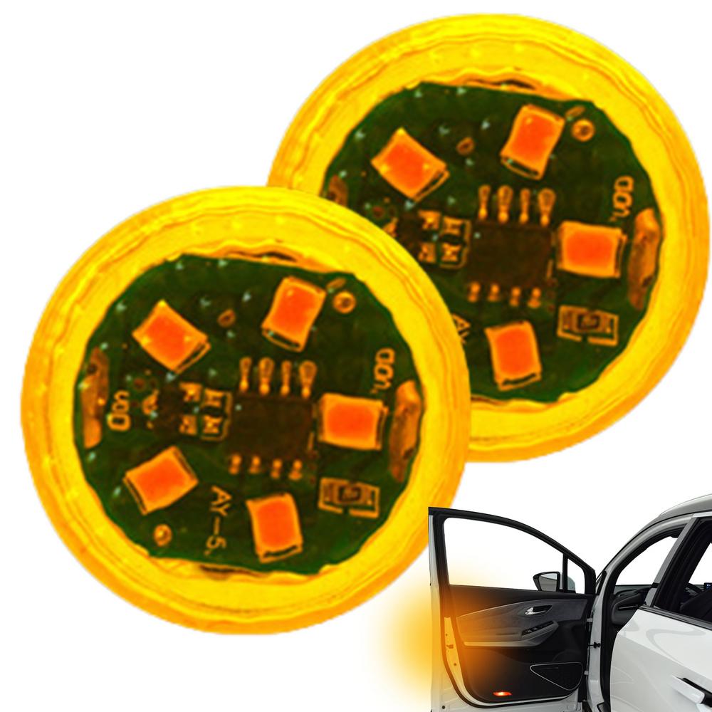 Автомобильные дверные предупреждающие огни, автомобильная дверная полоса, 5 шт., беспроводной автоматический сигнальный фонарь для кузова, водонепроницаемый, защита от столкновений сзади для автомобиля