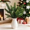 10Pcs Pinecone Embellishments Artificial Christmas Picks Decorative Branches  Home Decor