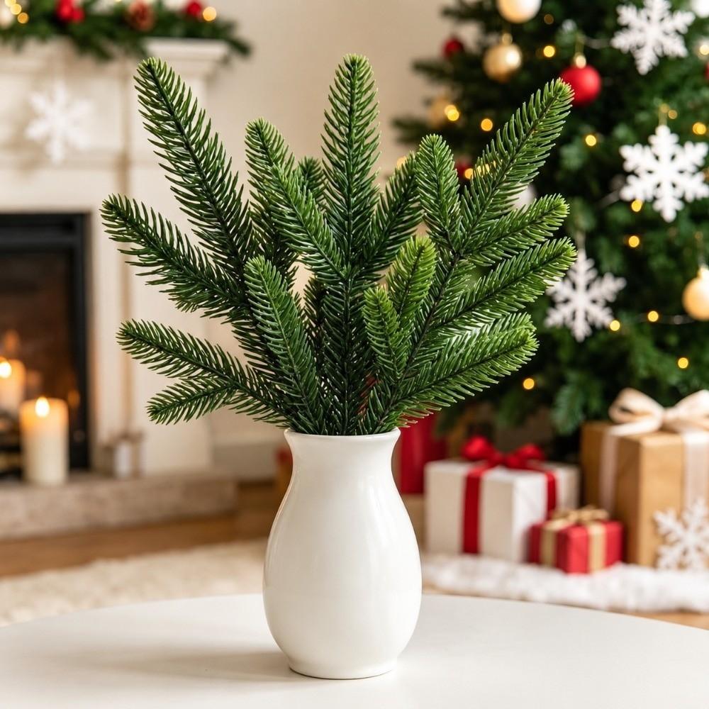 10Pcs Plastic Material Artificial Christmas Picks Decorative Branches  Home Decor