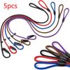 5Pcs Pet Dog Leash Dog Harness Collar Lead Rope Quality Nylon Adjustable Training Lead Pet Dog Leash Dog Strap Rope Traction
