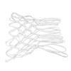 2pcs Durable Basketball Nets Nylon White Universal Heavy Duty Basketball Net Replacement in All Weather for Indoor