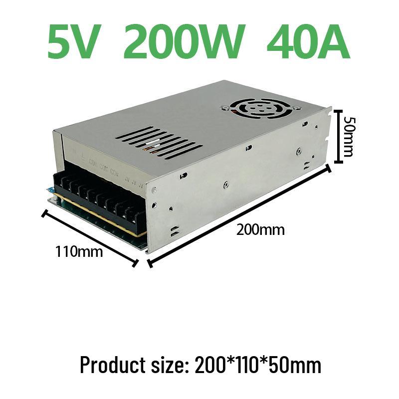 Импульсный источник питания 220 В на 24 В постоянного тока 15 А со светодиодным дисплеем, трансформатор 5 В/12 В