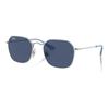RayBan Metal Square Sunglasses Unisex Silver