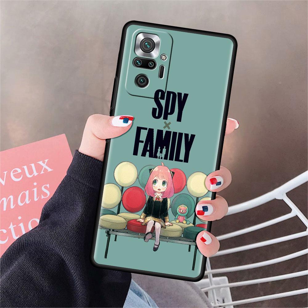 Чехол для Xiaomi Redmi Note 10 9 11 Pro Мягкий чехол для телефона 10S 9S K40 8 9A 9C 9T 7 10C 8T Силиконовый чехол SPY×FAMILY Аниме Оболочка Sac