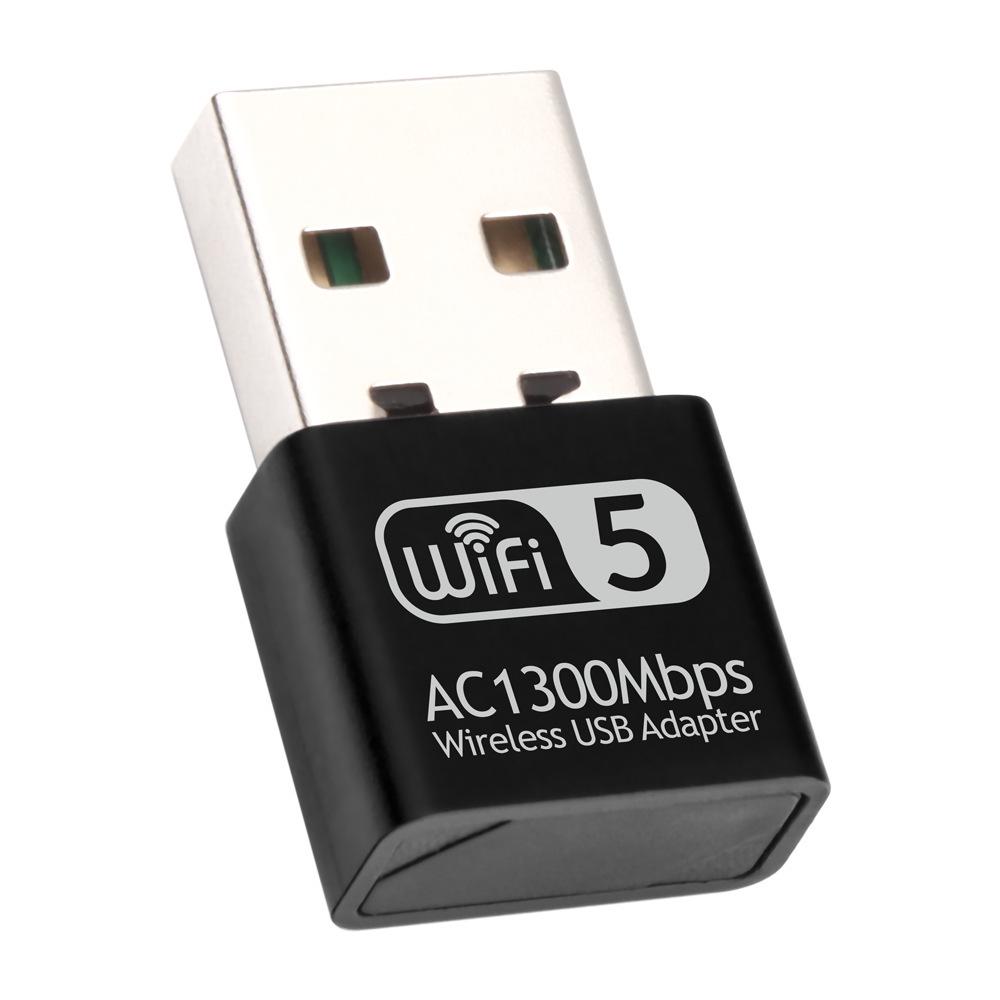 Двухдиапазонный USB WiFi сетевой адаптер 1300 Мбит/с (2,4 г/5 г)