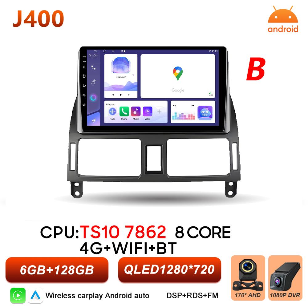 Android 16 Car Radio For Toyota Avensis T25 T250 2003 - 2009 Multimedia Player Autoradio BT Carplay Auto GPS Stereo DSP Screen