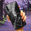 Для Samsung A34 A54 A14 A7 2018 Чехол GalaxyA54 Стекло Закаленное Жесткая Крышка Coque для Samsung Galaxy A34 5G GalaxyA34 Космос A 14