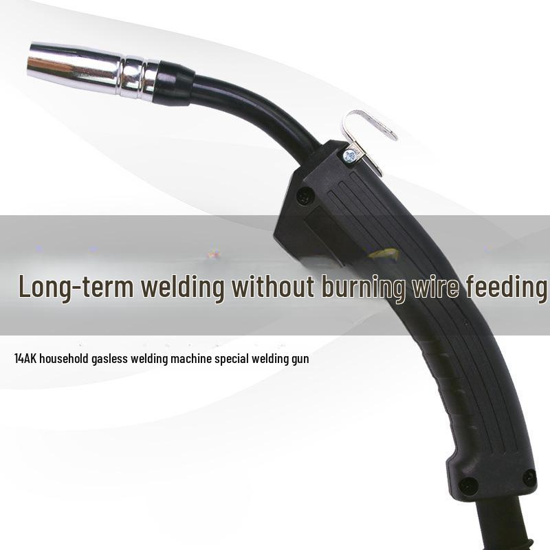 Сварочный пистолет без газа с проволокой 3 м/5 м, порошковая проволока NBC250, быстроразъемное соединение 14AK, совместим с небольшими сварочными аппаратами
