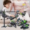 Non-Toxic 1/50 Diecast Engineering Vehicle Excavator Bulldozer Car Model Simulation Alloy Head Dumper Truck Crane Tanker Toys For Kids Children