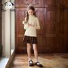 Girls' Plaid Pleated Skirt