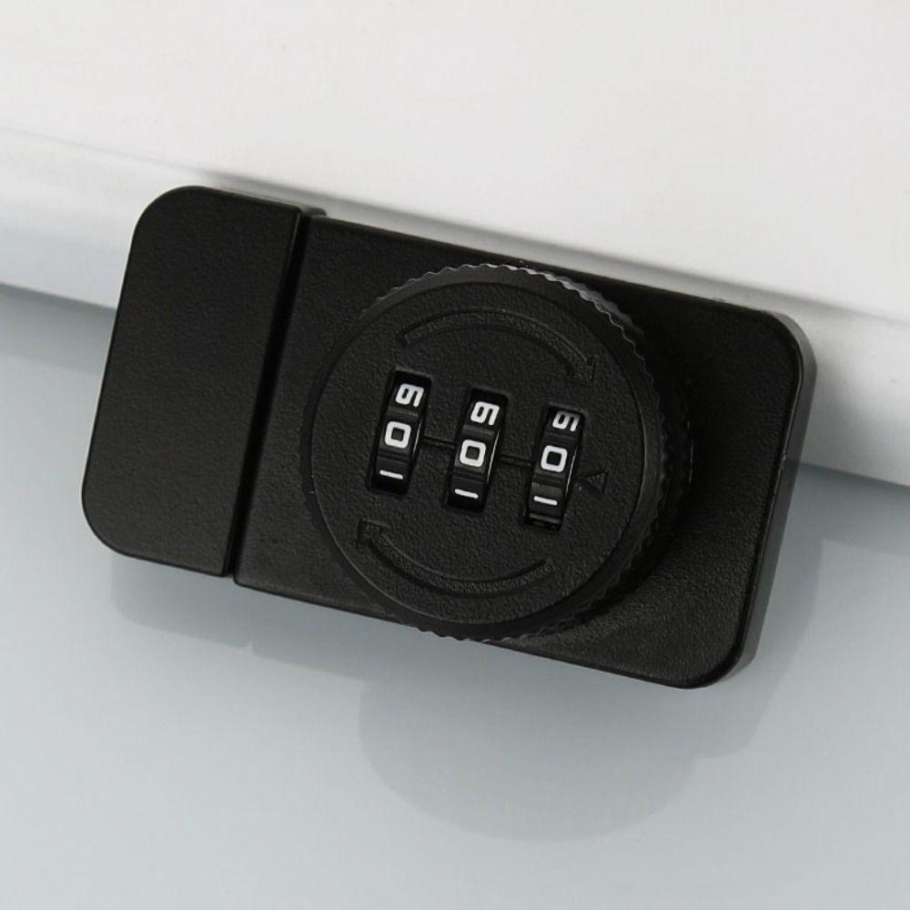 3-digit Cabinet Password Lock Anti-theft Baby Safety Lock Password Door Lock  Household
