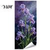 Large Trash Can Personalized Skins Floral Stickers, Waterproof Self?Adhesive Bin Decals, Vintage Flower Pattern Decor Self Adhesive Stickers