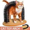 Игрушка для кошек Arch Self Groom Балуйте кошек с массажной щеткой для ухода за волосами и когтеточкой Игрушка для кошек Интерактивные игрушки