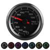 2-дюймовый 12-вольтовый датчик температуры масла 40140 градусов по Цельсию, дисплей с 7 цветами подсветки и датчиком, универсальный для автомобиля