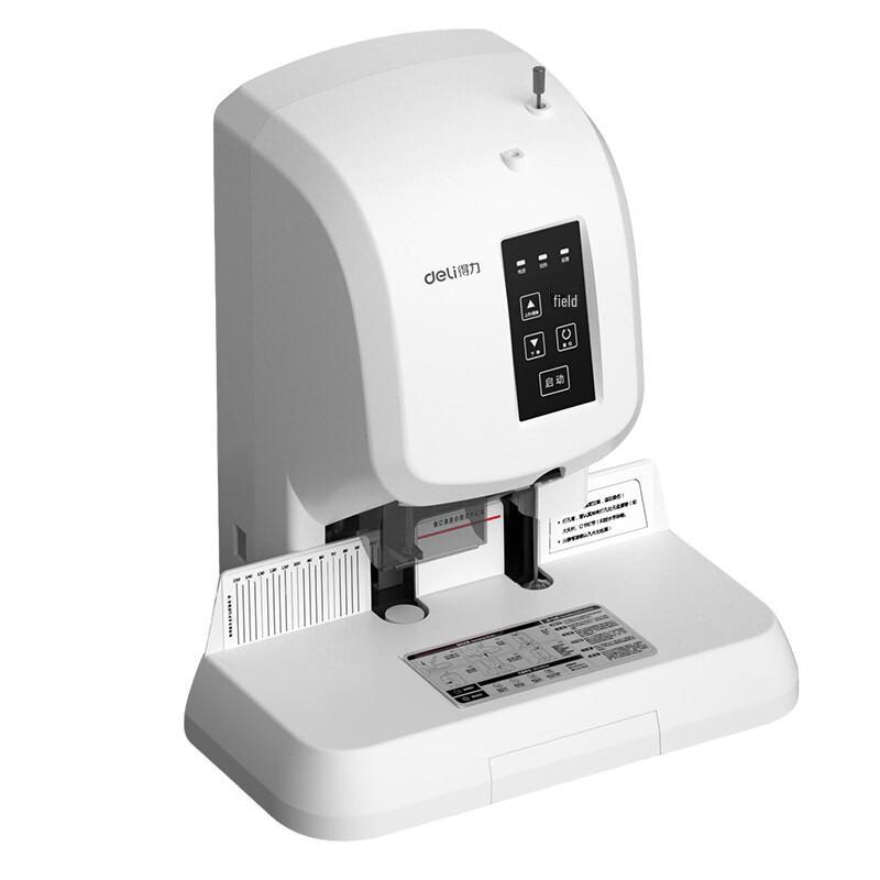Deli 3880 Semi-Automatic Financial Binding Machine CN plug (adapter included)