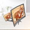 12-дюймовый усилитель с большим экраном, 3D-увеличитель экрана мобильного телефона, изогнутый, увеличенный, кинопроектор, подставка-держатель
