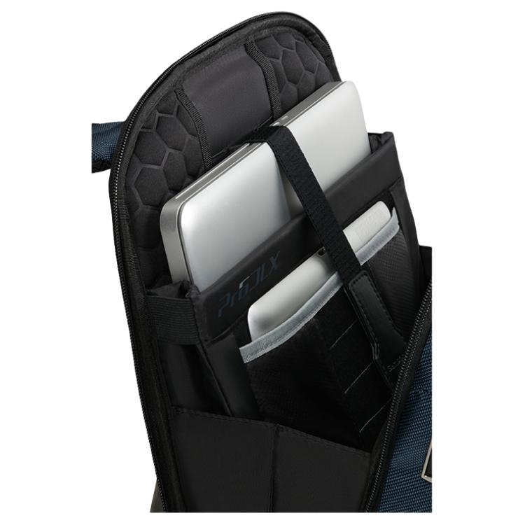 Samsonite Pro-Dlx 6 Многофункциональный рюкзак на молнии для ежедневных поездок с отделением для 14-дюймового ноутбука Мужской рюкзак Синий KM2-01006