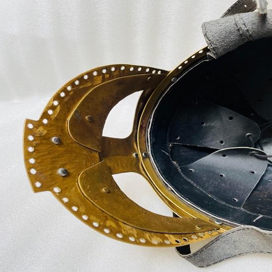 Средневековый шлем викингов, боевой воин, стальная броня, шлем Sca Larp Vendel Helmet