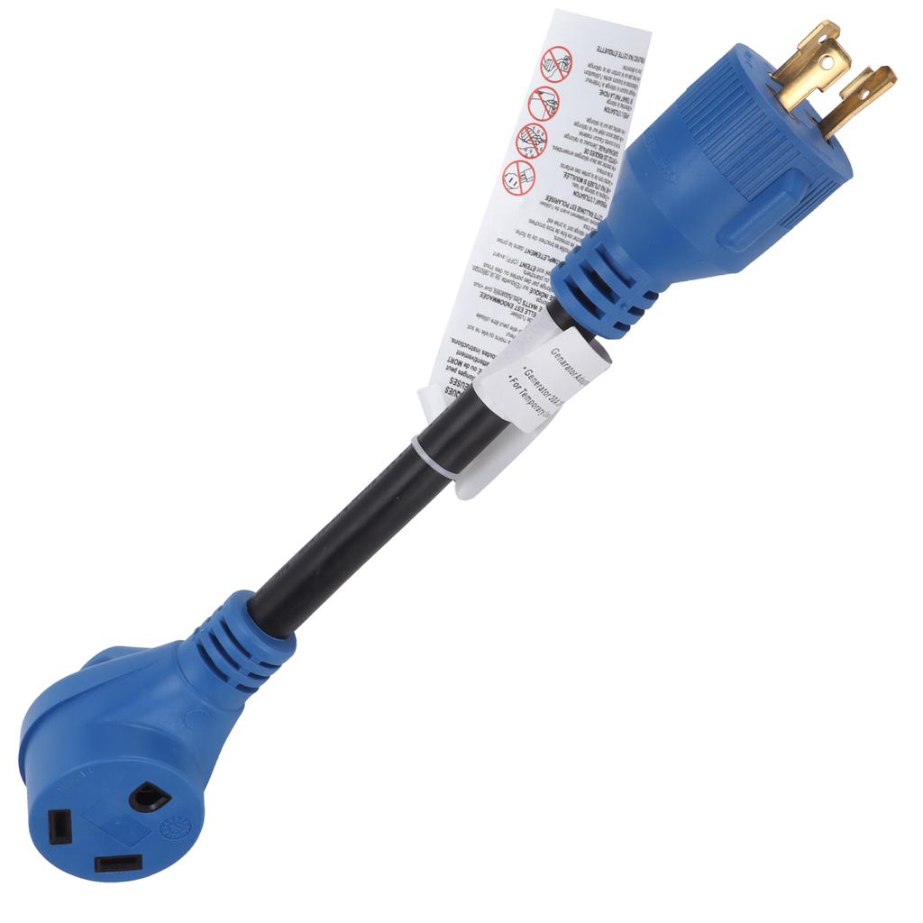 Портативный переходной кабель для питания RV 30A на 30A 125V 10awg 3 провода для зарядки транспортных средств