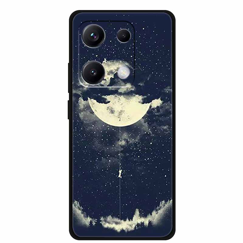 Чехол для Redmi Note 14S Роскошный Мягкий Силиконовый Задний Чехол из ТПУ Чехлы для Телефона для Xiaomi Redmi Note14S Защитный Милый Бампер Чехол