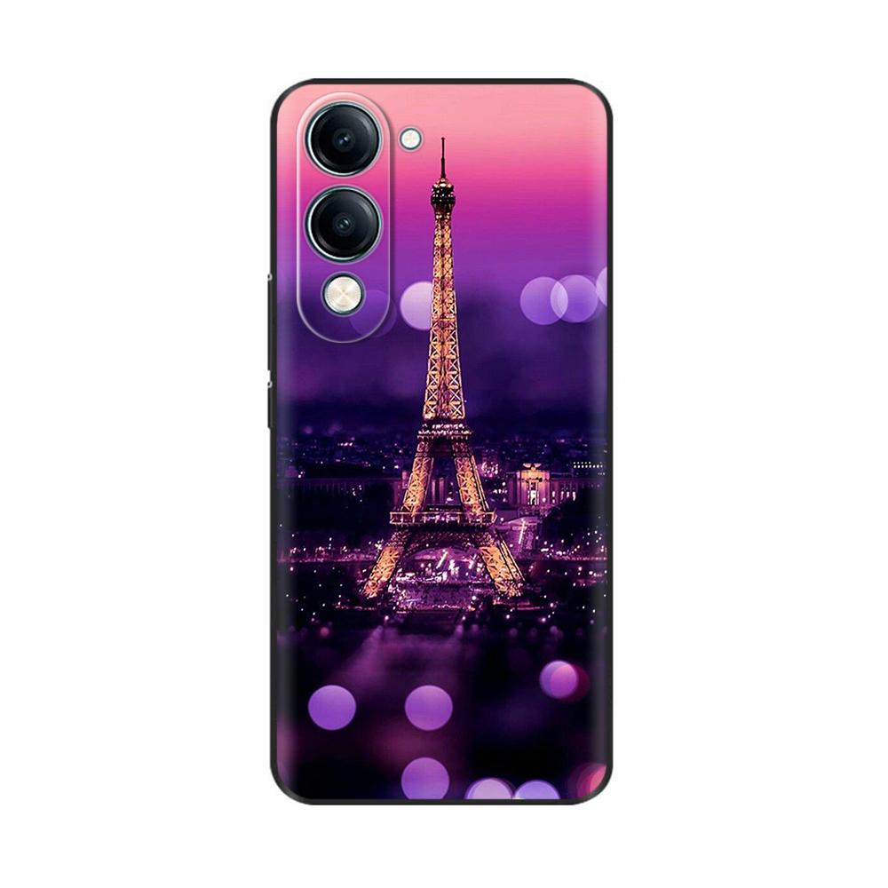 Чехол для Vivo Y19 1915 Мягкий ТПУ Роскошный Милый Силиконовый Чехол Бампер Задняя Крышка Телефона Coque Для Vivo Y19s 2025 Чехлы V2419 Fundas