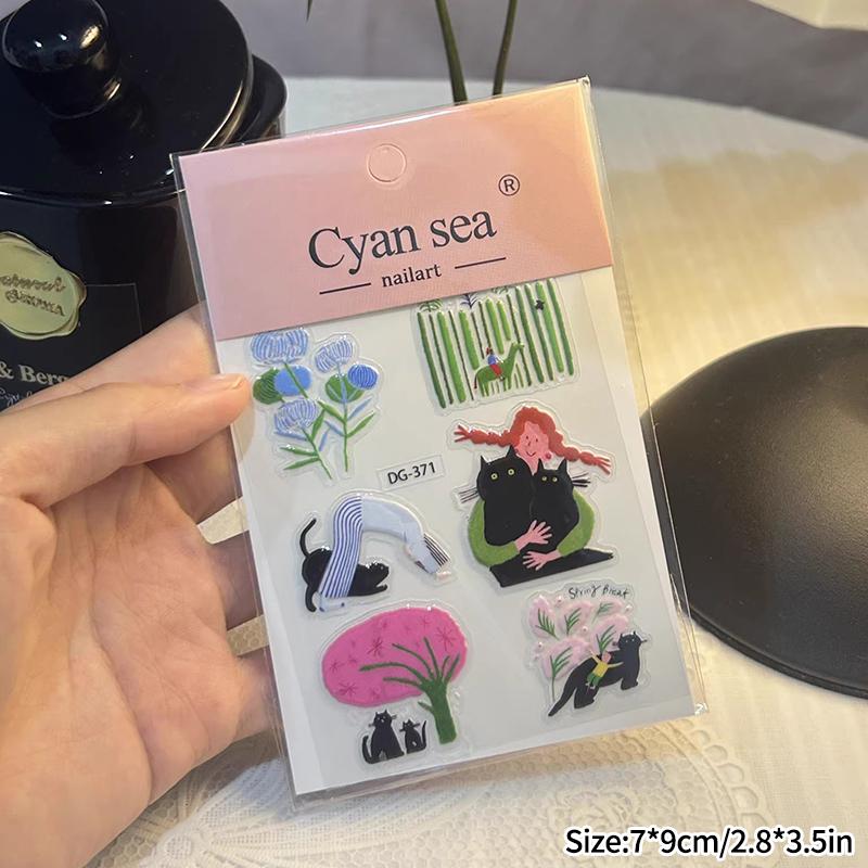 Decor Sticker 3D Jelly Sticker Cute Computer Phone Jelly Sticker Camera Diy Account Mobile Phone Case And Tablet Decoration