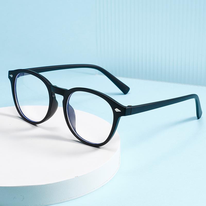 2 шт. Унисекс Квадратная Пластиковая Оправа Модные Прозрачные Очки с Защитой от Синего Света для Школьной Одежды и Аксессуаров.