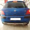 Для PEUGEOT 307 Диффузор 2001-2008 --------- универсальный спойлер стильный авто стиль модифицированный Задний бампер Крепление сплиттер аксессуары