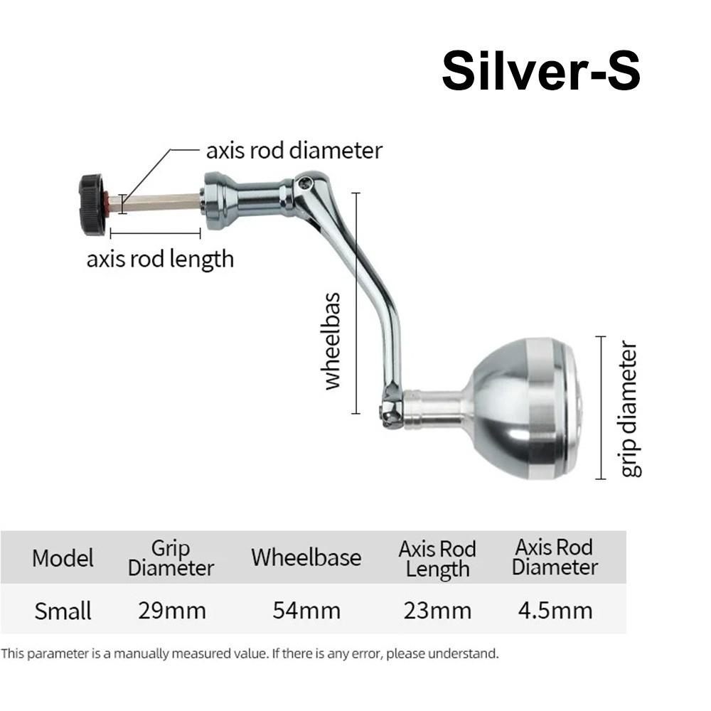 Aluminum Alloy Power Handle Multiple Colors Universal Spinning Fishing Reels Handle 500-12000 Replacement Handle Fishing Device 4