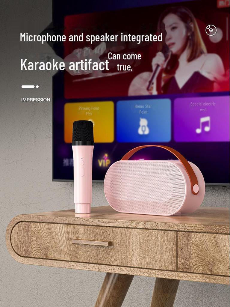 P6 Караоке Bluetooth-динамик с беспроводным микрофоном