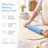 Non Stick Surface Dough Roller Solid Wood Handle Pastry Roller  Dumpling Preparation