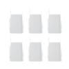6Pcs Wall Mount Vinyl Record Shelf Clear Clear Acrylic Record CD Storage Rack Floating Wall Shelves