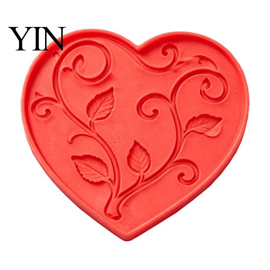 Decorative Concrete Molds Stepping Stone Silicone Mold for DIY Garden Patio Walkway Path Decor, Reusable Memorial Markers Casting Mold, Maple