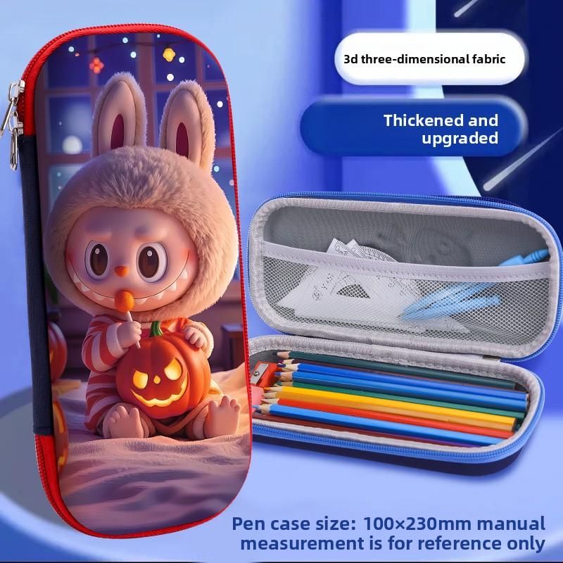 Пенал для канцелярских принадлежностей для учеников начальной школы, милый 3D объемный пенал, детский пенал большой вместимости для мальчиков и девочек