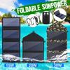 15W Portable 5V Solar Panel Monocrystalline Folding Foldable Waterproof Charger Sun Power Bank for Phone Battery USB