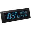 SEIKO C3 Series Digital Alarm Clock Radio Controlled Black 7.3×22.2 Cm