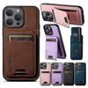 Ударопрочный кожаный чехол с подставкой, кошелек, чехол для телефона For For Iphone 16 Pro Max 14 11 12 13 15 Pro, задняя крышка с держателем для карт