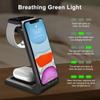 15W Wireless Charger Dock Fast 3 In1 Qi For iPhone/ Samsung /Huawei/Xiaomi/Aipods/ iWatch