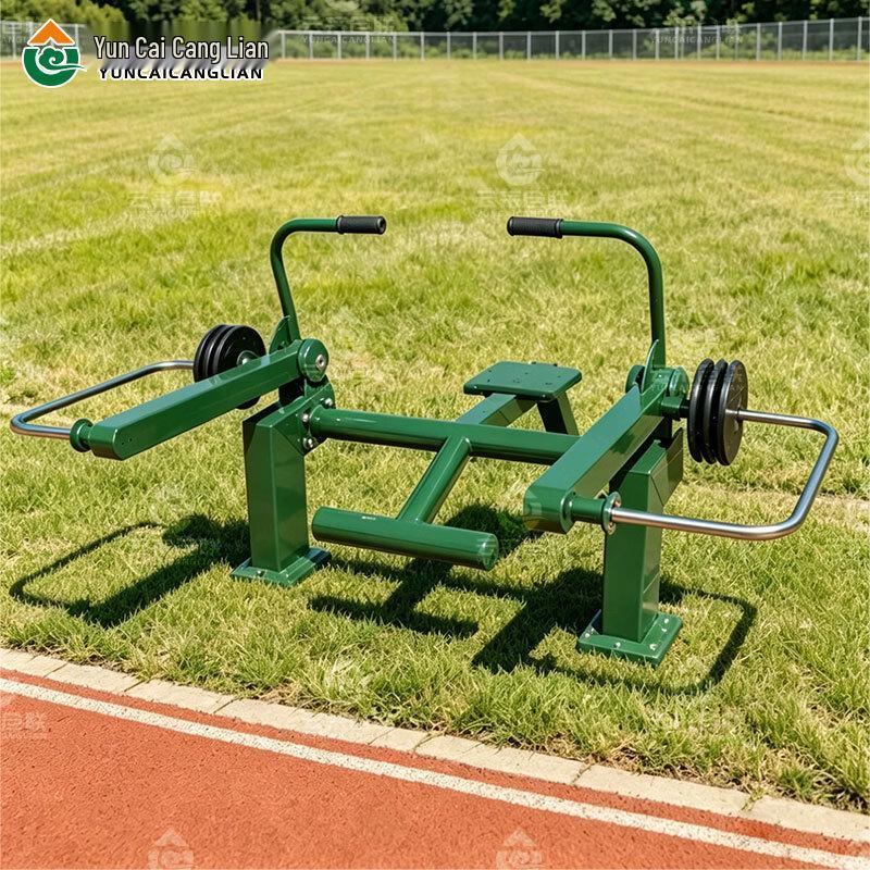 Single-person Outdoor Strength & Rowing Trainer