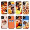 D-38 One Piece Ace Black Sofe Case for iPhone 16 15 Plus 14 13 Mini 12 11 Pro 8 6 6S SE 5 XR XS Max Realme C30 C33 C32 9I VIVO V29 V27 V23 Y36