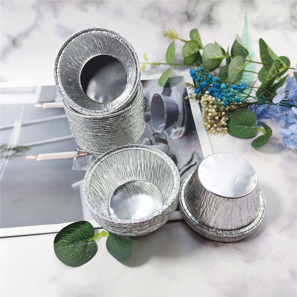 50 шт. антипригарные формочки для кексов из фольги одноразовые формочки для кексов модные обертки для кексов