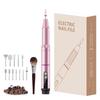 Cordless Nail Machine Gel Nail Removal Electric Nail Nail Electric Nail Cuticle Pink Set, Rechargeable/USB Powered, Machine, Machine, Drill, File,