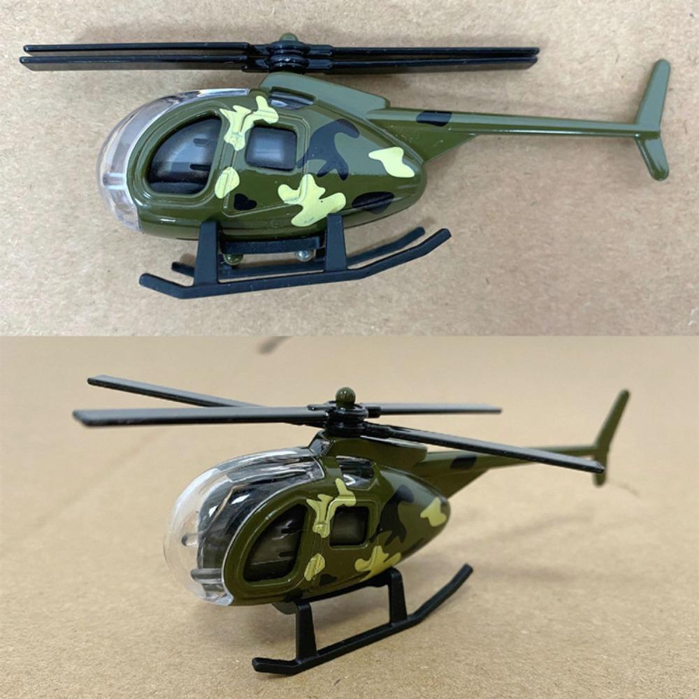 Figurines Simulation Helicopter Zinc Zinc Alloy Airplane Model Helicopter Model Toys Diecast Helicopter Toy