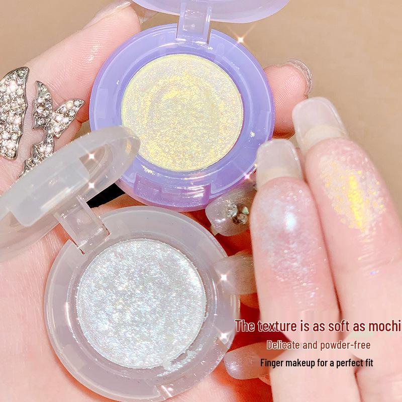 Палетка теней для век Makeup Xixi: Мерцающее сияние, 3D хайлайтинг, сценический макияж для мешков под глазами.